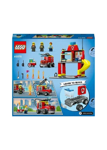 Конструктор City Пожежне депо та пожежна машина 60375 Lego (257875112)