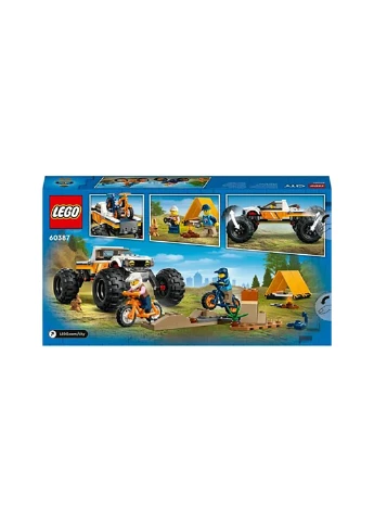 Конструктор City Приключения на внедорожнике 4x4 60387 Lego (257875069)