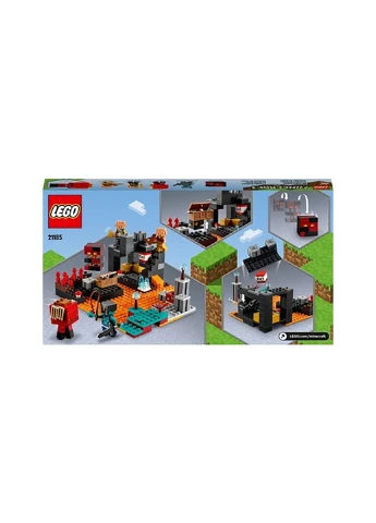 Конструктор Minecraft Бастион подземного мира 21185 Lego (257875087)