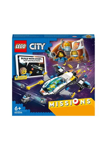 Конструктор City Місії дослідження Марсу на космічному кораблі 60354 Lego (257877700)