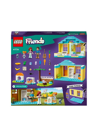 Конструктор Friends Дім Пейслі 41724 Lego (257877666)