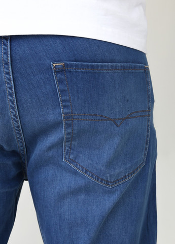 Синие летние прямые джинсы мужские синие тертые прямые тонкие средняя посадка Прямая Lexus