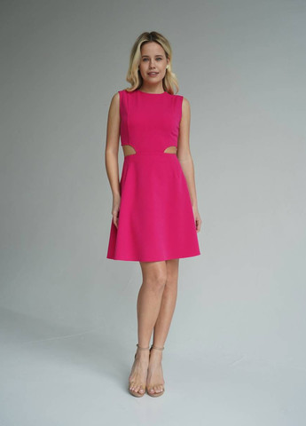 Рожева вечірня сукня довжини міні romashka Ромашка однотонна