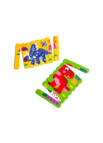 Пазлы-палочки «Dinosaurs» Vladi toys rk1090-02 (257895618)