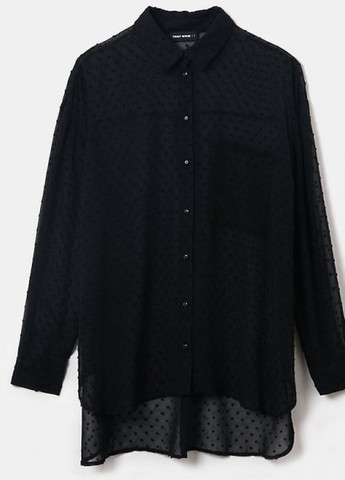 Сорочка Tally Weijl Fashion Blouses - WOVEN BLOUSE однотонна чорна кежуал