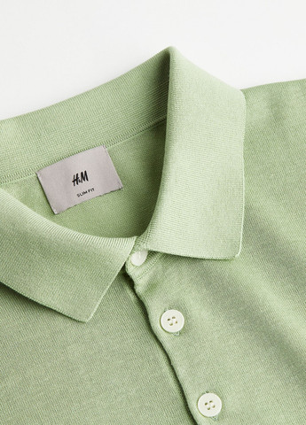 Світло-зелена футболка H&M