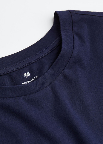 Темно-синя футболка H&M