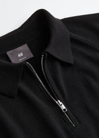 Чорна футболка H&M