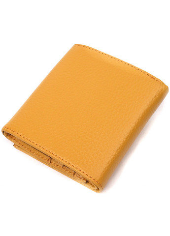 Яркий женский кожаный кошелек с монетницей 10,5х10х2 см Karya (257936674)