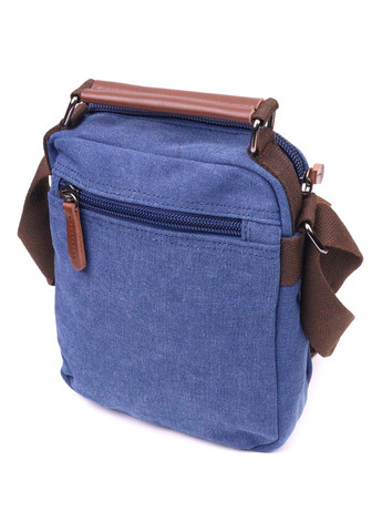 Відмінна чоловіча сумка із щільного текстилю 21х24х9 см Vintage (257936335)