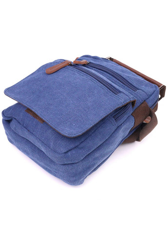 Отличная мужская сумка из плотного текстиля 21х24х9 см Vintage (257936335)