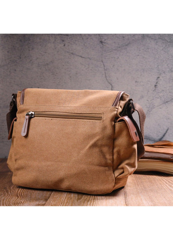 Функциональная мужская сумка с клапаном из текстиля 17х24х13 см Vintage (257936325)