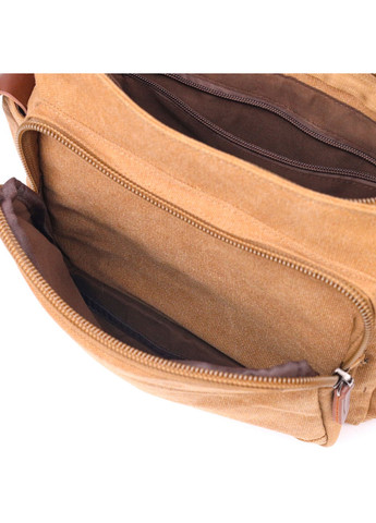 Функциональная мужская сумка с клапаном из текстиля 17х24х13 см Vintage (257936325)