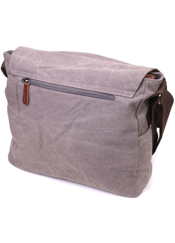 Містка горизонтальна чоловіча сумка для ноутбука з текстилю 36х33х10 см Vintage (257936354)