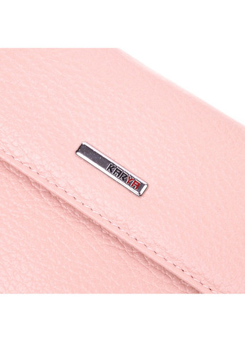 Місткий жіночий гаманець із натуральної шкіри 19,5х10,5х1,5 см Karya (257937483)