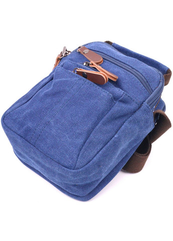 Практичная мужская сумка из плотного текстиля 15х20х8 см Vintage (257937226)