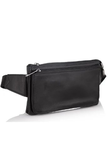 Чоловіча шкіряна поясна сумка 20х12х4,5 см Buffalo Bags (257938045)