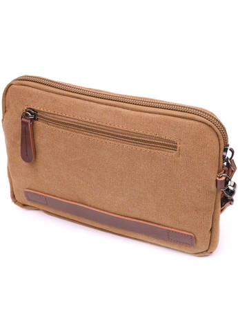 Практичная мужская барсетка из текстиля 24х16х3 см Vintage (257937227)