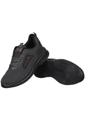 Темно-серые демисезонные мужские кроссовки а5052-5 Bayota