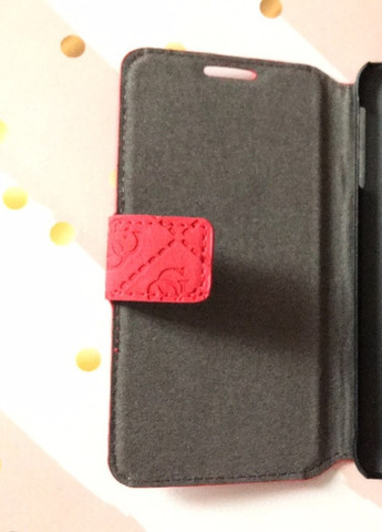 Чехол-книга с тиснением для Samsung G850 Красный Creative (257958935)