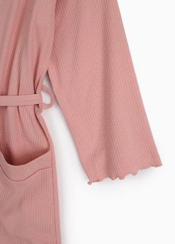Пудровий демісезонний комплект халат+сорочка Nicoletta