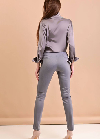 Светло-серые кэжуал демисезонные брюки Anastasimo