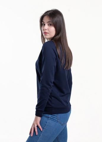 Темно-синій світшот жіночій Наталюкс однотонний (257963100)