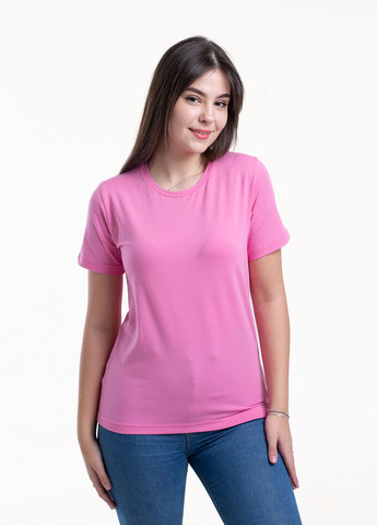 Рожева всесезон футболка жіноча Наталюкс 41-2357