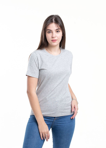 Сіра всесезон футболка жіноча Наталюкс 41-2357