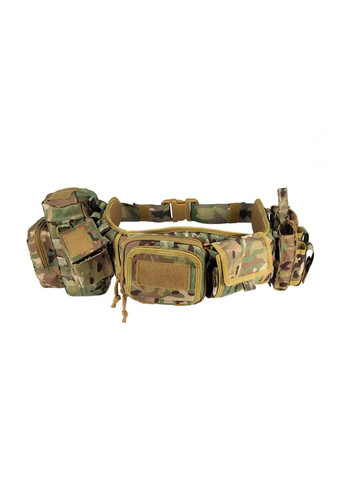 Військовий бойовий ремінь із кишенями Yakeda molle heavy duty soft рпс (257962241)