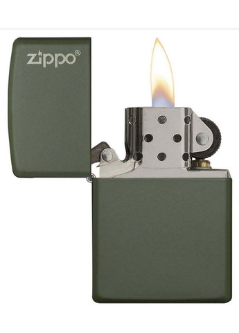 Зажигалка бензиновая Green Matte Logo Zippo (257962182)
