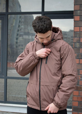 Коричневая демисезонная куртка escape Reload