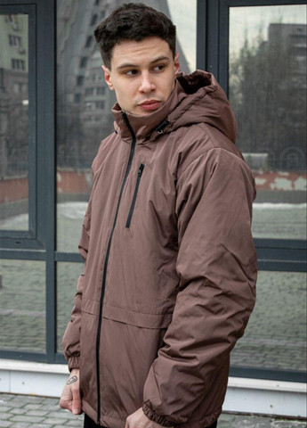 Коричневая демисезонная куртка escape Reload