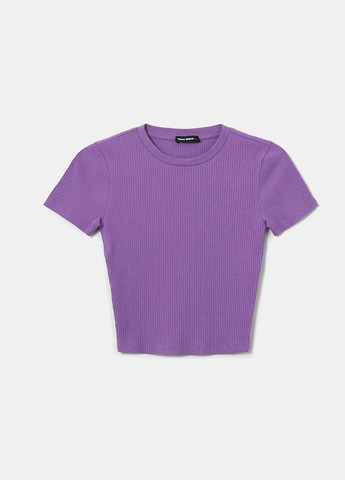 Бузкова всесезон футболка Tally Weijl Basic T-Shirts - KNITTED BASIC TOP