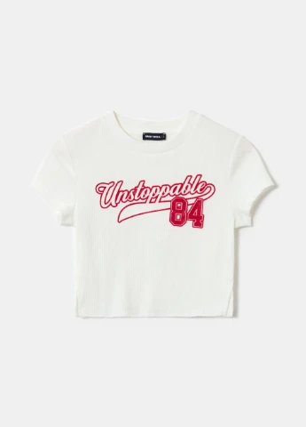 Футболка Tally Weijl Printed T-Shirts - KNIT TOP - (257972934)