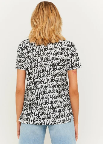 Футболка Tally Weijl Basic Stretch TShirt - KNITTED BASIC TSHIRT - (257972838)