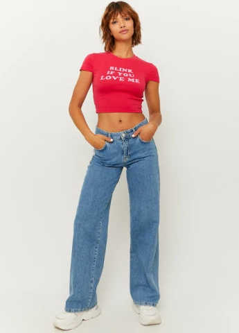 Футболка Tally Weijl Printed T-Shirts - KNIT WOMEN TOP - (257972848)