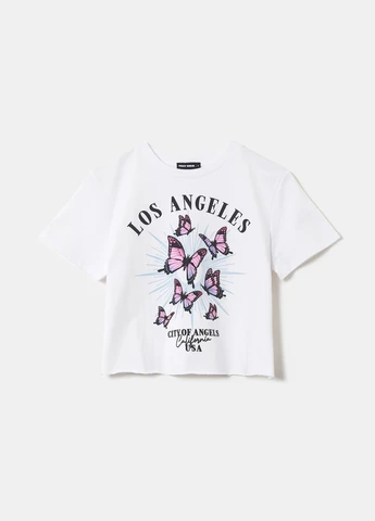 Футболка Tally Weijl Printed T-Shirts - KNIT WOMEN TSHIRT - (257972862)