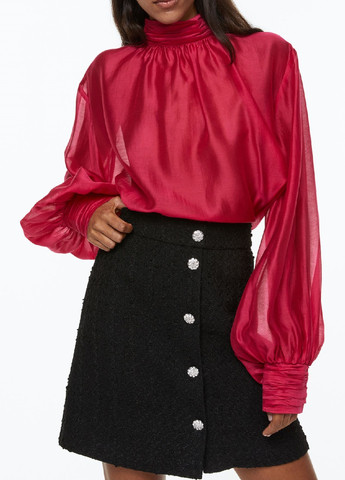 Красная демисезонная блузка H&M