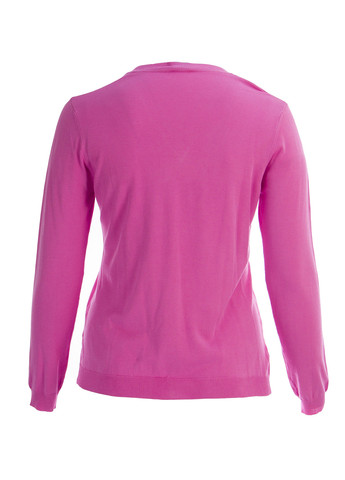 Розовый демисезонный свитер Marina Rinaldi