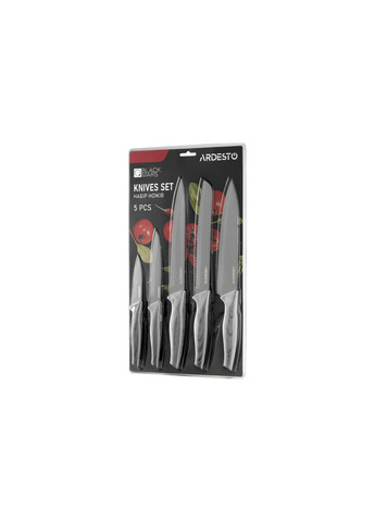 Набор ножей Black Mars AR-2105-BG 5 предметов Ardesto комбинированные,
