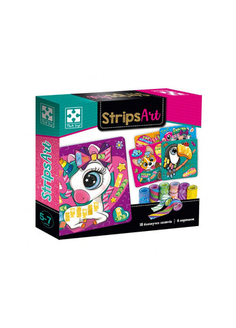Набор для творчества "Strips Art. Счастливые мордочки" VT4433-13 Vladi toys (257984271)