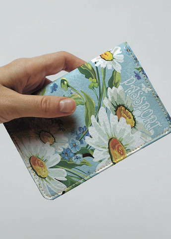 Обложка на паспорт гражданина Украины загранпаспорт ромашки 2 (эко-кожа) Слава Украине! Po Fanu (257985308)