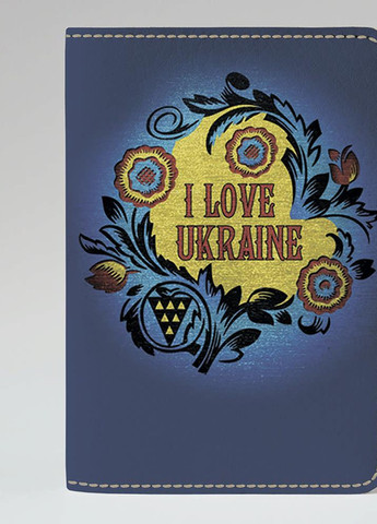 Обкладинка на паспорт громадянина України закордонний паспорт I Love Ukraine (еко-шкіра) Слава Україні! Po Fanu (257985289)