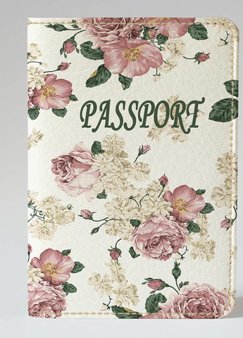 Обкладинка на паспорт громадянина України закордонний паспорт квіти (еко-шкіра) Слава Україні! Po Fanu (257985280)