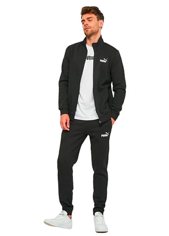 Черный демисезонный спортивный костюм clean sweat suit 58584101 Puma