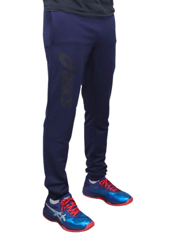 Синие спортивные демисезонные брюки Asics