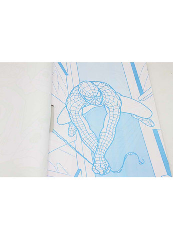 Раскраска с наклейками MIC человек паук (257989251)