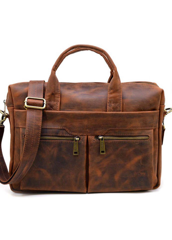 Винтажная кожаная мужская сумка RY-7122-3md 39.5 × 29.5 × 8 TARWA (257996643)
