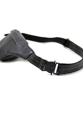 Напоясна шкіряна сумка бананка Lim-525FA Чорна LIMARY (257996532)